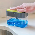 Press Soap Dispenser and Sponge Holder